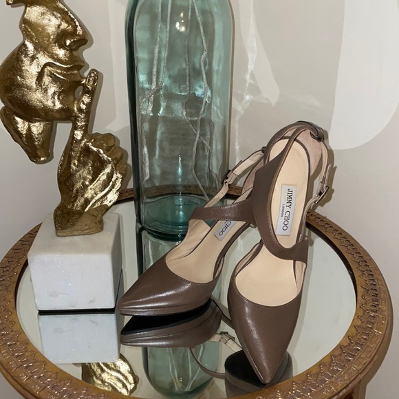 Jimmy Choo Brown Platform Heel - Picture 1 of 8